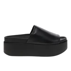 Steve Madden Womens Arwen Platform Casual Sandals Casual Mid Heel 2-3" - Black