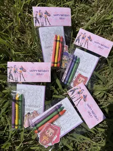 Kpop Demon Hunters Coloring Party Favor