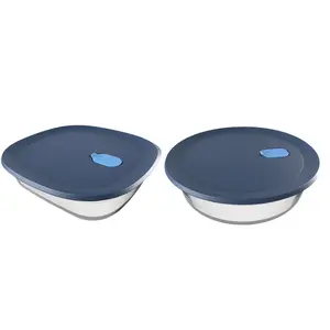 Tupperware Voila Glass Tupperware Food Storage Airtight Baking Dish