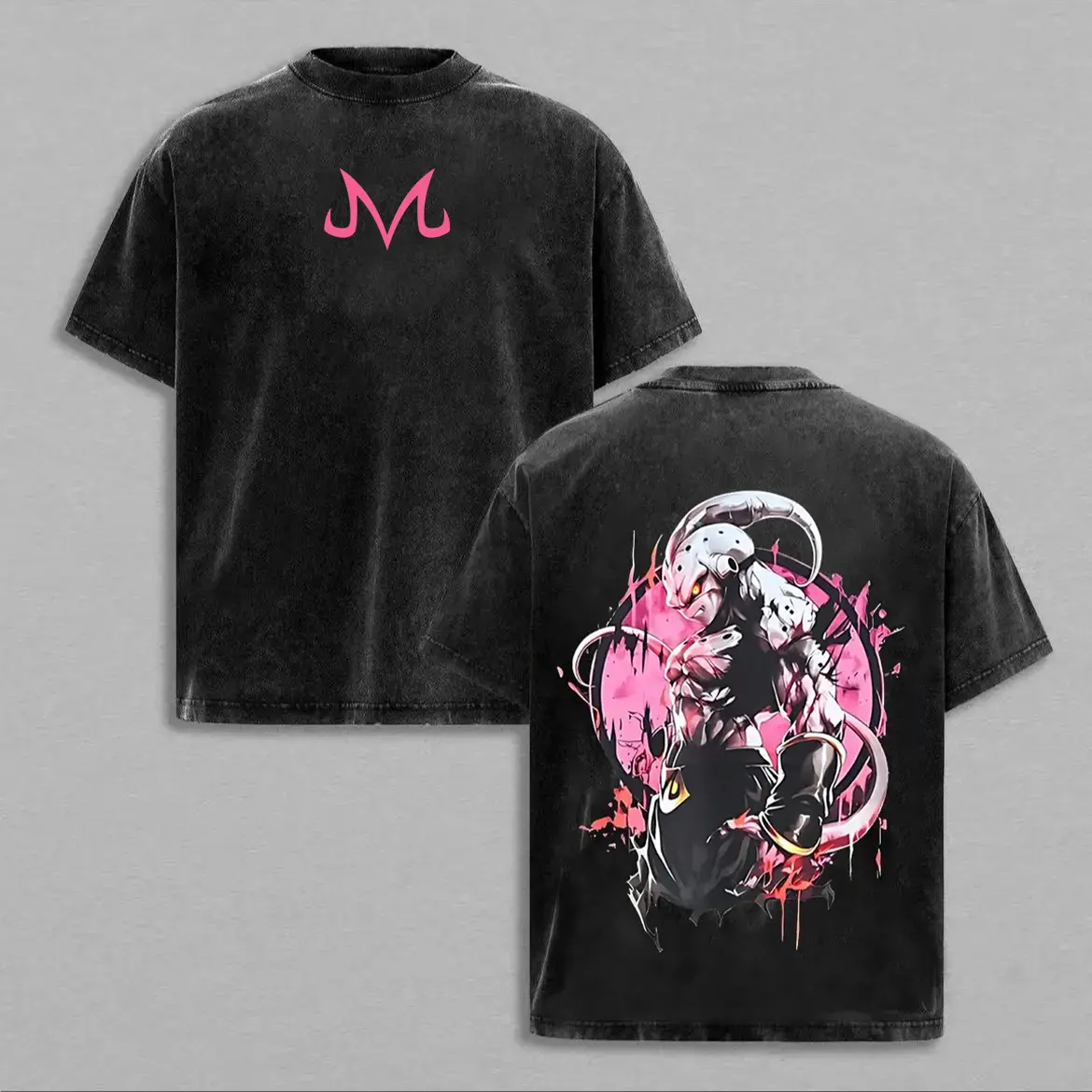 Saiyan Unisex Washed outfits men women streetwear graphic washed tees cotton Anime tank tops gifts