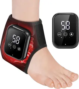 Ankle Heating Pad for Pain Cordless, Ankle Massager with Heat for Circulation and Pain, Ankle Heat Wrap, Heated Ankle Wrap