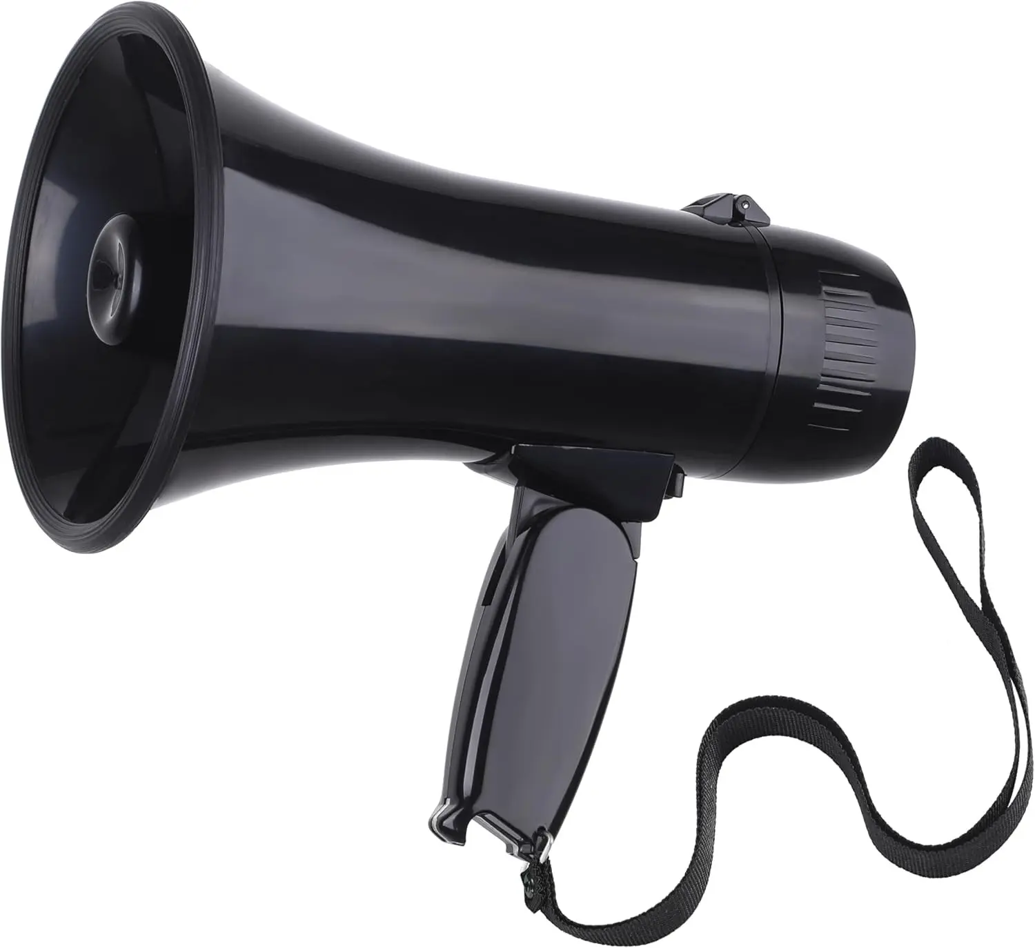 Megaphone with Speaker Microphone Siren and 240-Second Recording Bullhorn Includes Volume Control for Outdoor Events and Crowd Management