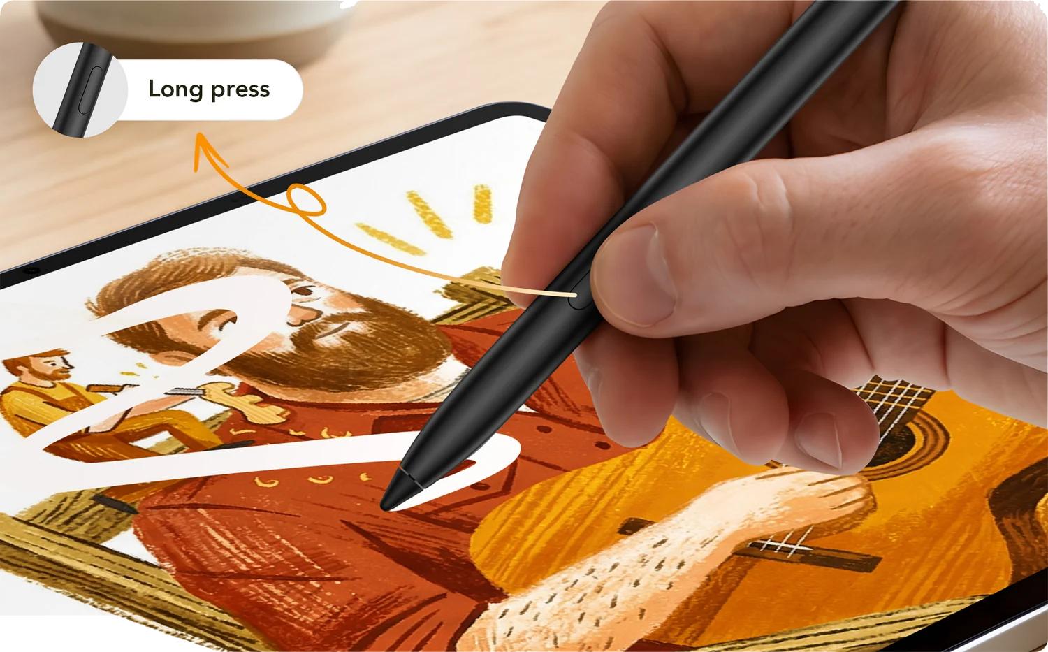 TCL T-Pen 2 Digital Stylus Pen Accessories for TCL Tablets - 4,096 Levels, Plastic Body, Interchangeable Tips, Press-and-Hold Eraser, 112 Hours Long Battery, Lightweight for Computer Writing, Drawing | TikTok Shop Back to School, Pressure Sensitivity