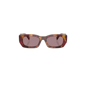 Prada Rectangle Sunglasses in Poppy Tortoise