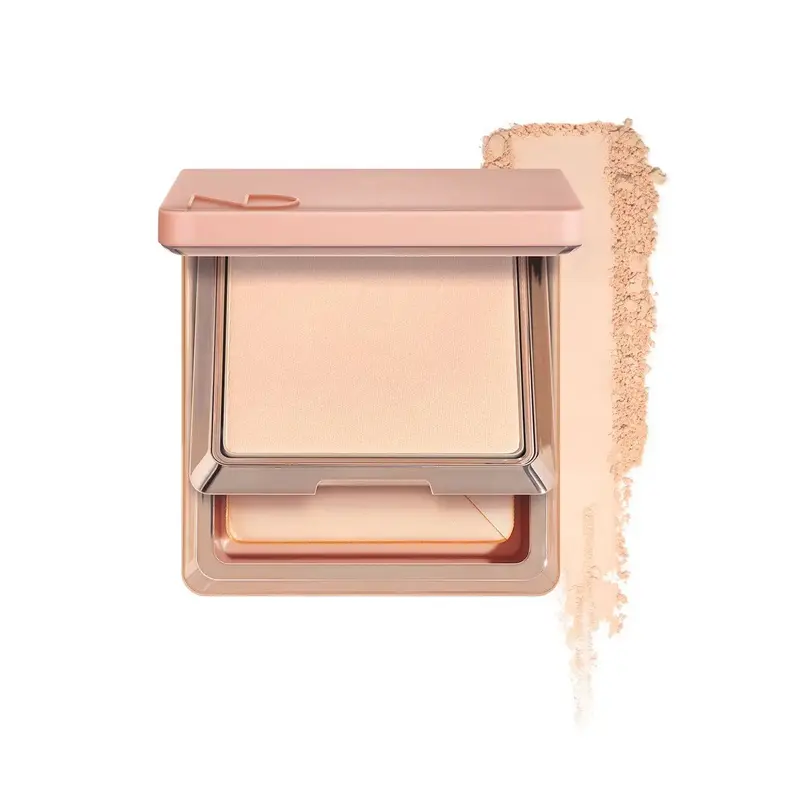 Natasha Denona HY-GLAM POWDER FOUNDATION Concealer Makeup Flawless Compact Matte Finish Korean Bio-Mimetic Pigments Anti-inflammatory Formula with HY-LUXE Sponge for Flawless Application Coverage Cosmetic