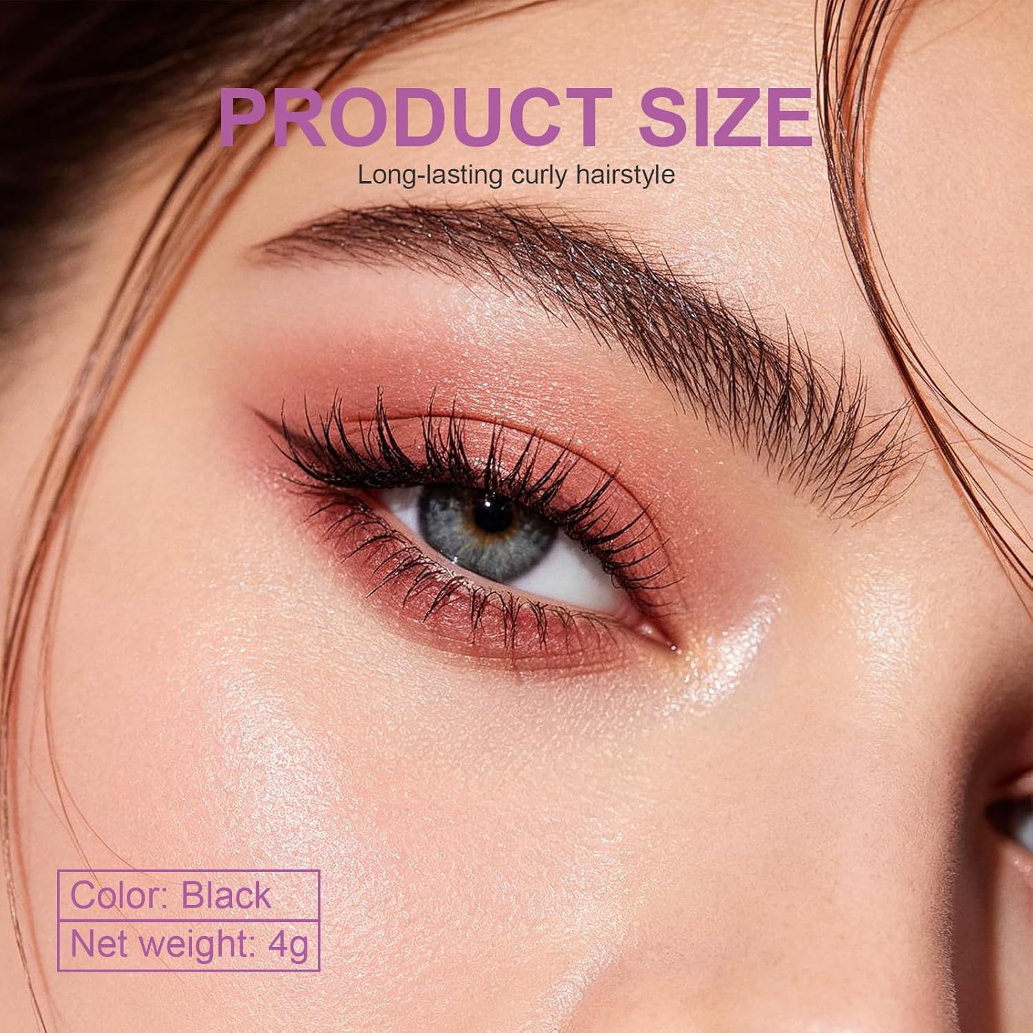 Women's 2026 Upgraded Silicone Metal Wand Mascara Set (Free Gift: Eyelash Curler) - 7D Curling, Ultra-Slim Precision Wand, Smudge-Proof, Long-Lasting, Waterproof Tube Formula, Lengthening, Volumizing, Fragrance-Free, Washable, All Skin Eyelash Makeup