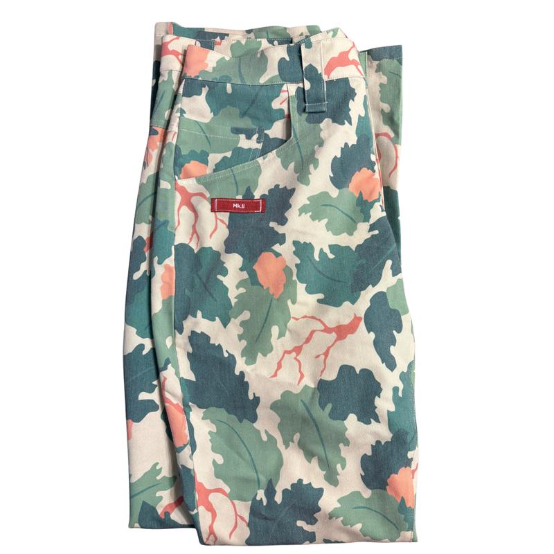 Beaufighters Mitchell Camouflage Wine Leaf Camo Pants Slim Fit Trousers for Hiking & Golf Mk II Edition Lightweight Freedom Men's Wear