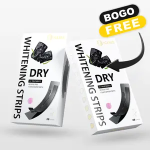 【Buy 1 Get 1 Free】 ICESEE Bamboo Charcoal Whitening Tooth Strips (Dry Type) are suitable for sensitive teeth, gentle, easy to use, and portable, helping you achieve a confident smile – a must-have for dates!