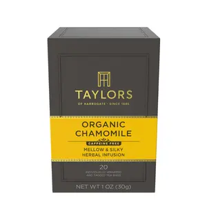 Taylors of Harrogate Organic Chamomile Tea Herbal Tea, 20 Count