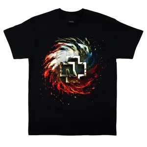 Rammstein T Shirt North American Staditum Tour 2022 Metal Cotton Black T-Shirt
