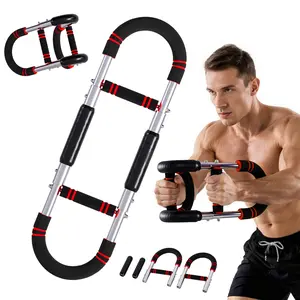 Multifunctional U-shaped Arm Trainer, Foldable & Adjustable, All-in-One Workout Equipment for Chest, Arms, Back & Shoulders, Home Gym Fitness Gear to Build Perfect Muscle Lines Easily!