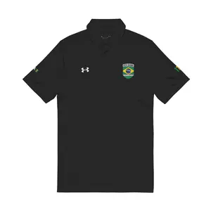 WORLD PEACE: BRAZIL — ONE VISION POLO (BLACK)