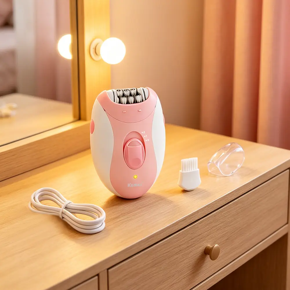 KEMEI Hair Removal Device KM-189B Fashion New Electric Hair Removal Machine Private Trimmer Suitable for Full Body Hair Removal, Compact and Portable USB Shaver