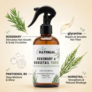 NEUTRA NATURAL- Rosemary & Horsetail Hair Growth Tonic – Clean Beauty Scalp Treatment, Vegan, Water-based Botanical Formula – Sulfate & Paraben Free, No Artificial Fragrance – Promotes Healthy Scalp & Fuller-Looking Hair