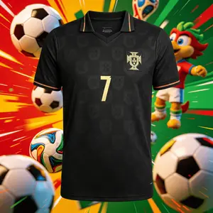 2026 Portugal 7# Cristiano Ronaldo Short And Long Sleeve Soccer Jersey Fans Version Breathable
