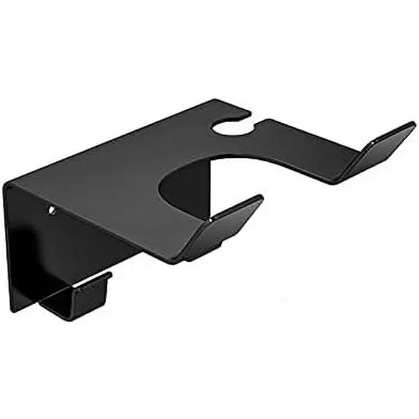 Hair Dryer Holder Wall Mount Blow Dryer Hanger Stand Rack Countertop Hair Dryer Bracket Hair Tool Organizer Storage(Black)