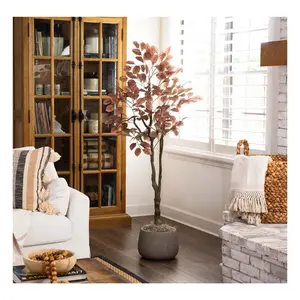 Nearly Natural 6' Autumn Dogwood Artificial Fall Tree