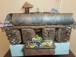 "UNDERGROUND FINDS" DIORAMA This diorama that captures the essence of the Gold Rush era, featuring miners hard at work extracting valuable minerals from the earth. The intricate craftsmanship and attention to detail in this diorama.