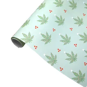 Weed Wrapping Paper - Weed Christmas Gift Wrap - Funny Christmas Wrapping Paper - High Quality Paper - Includes 3 29x20 sheets