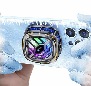 Mobile Phone Cooler – Semiconductor Cooling with Adjustable Modes & LED Display,Compatible for iPhone Android Gamers