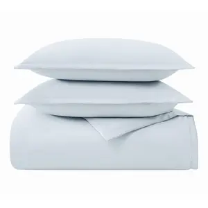 Vince Camuto 400TC Percale  King 3 Piece Duvet Set