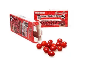 Boston Baked Beans Candy 4 Pack Crunchy Peanut Candy Boxes Snack Sweet Nostalgic Flavor Individually Boxed Treats - Bonbon