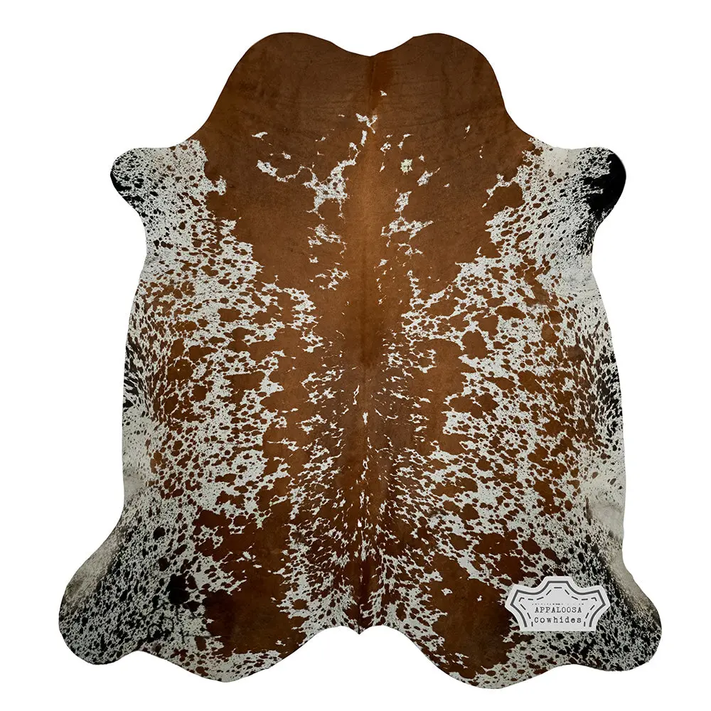 Natural Multicolor Speckled Cowhide Rug