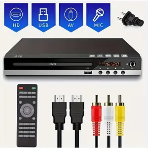 DVD Player, High-definition Picture Quality, Durable And Portable, High-quality Multimedia Playback, Suitable For Home Use, for home DVD Player TV CD Player Compact DVD Player, Mini CD Player, USB Flash Drive, Portable