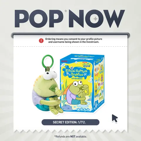 [POP NOW]Bikini Bottom Buddies - Whimsical Plush POP MART
