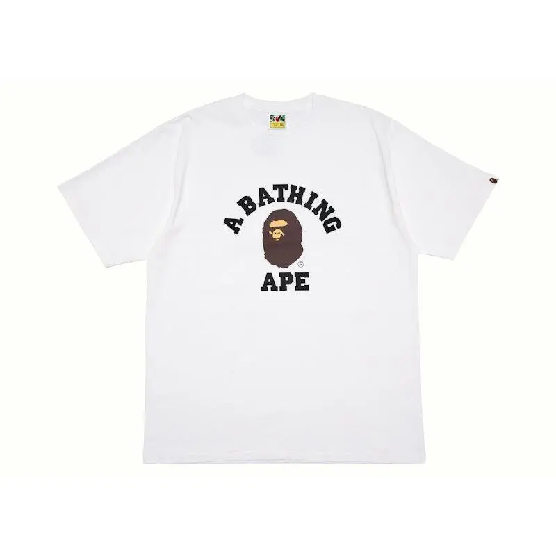 BAPE Men's College Tee White, from StockX
