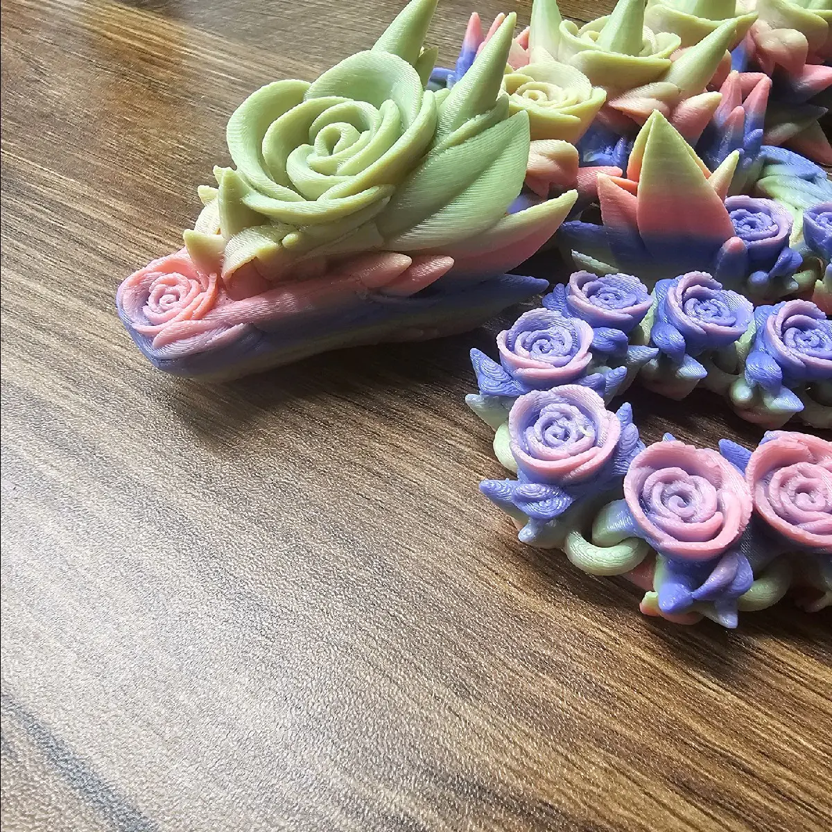 Rose Dragon Figurine Decor Shelf Ornaments