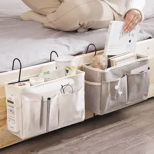 Portable Baby Crib Organizer Hanging Storage Bag, Diaper Caddy with Multiple Pockets for Nursery, Cradle, Playard, Bedside Essential Accessories for Newborn