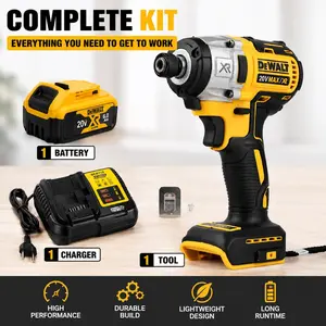 DEWALT DCF887 Impact Driver Electric Drilling Tools 20V Cordless Drill Lithium-ion Electric Screwdriver Brushless Motor Power To