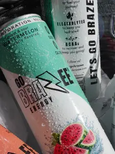 Go Brazee Energy Sweet & Sour Watermelon 6 Pack Beverage Zero Sugar Zero Calories