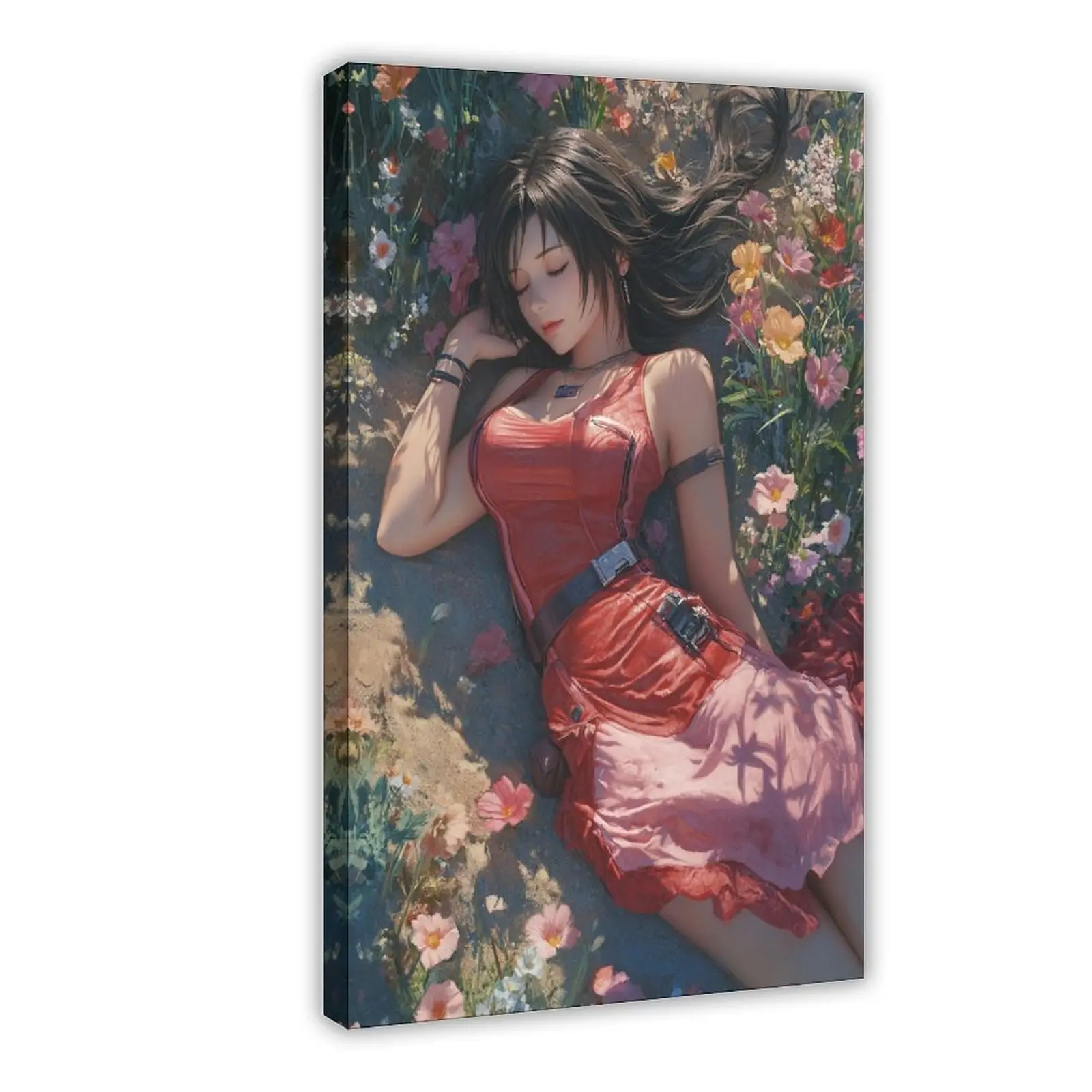 FF VII Game Fan Poster 29 bedroom canvas posters, hall wall art, bathroom canvas posters, home poster decoration