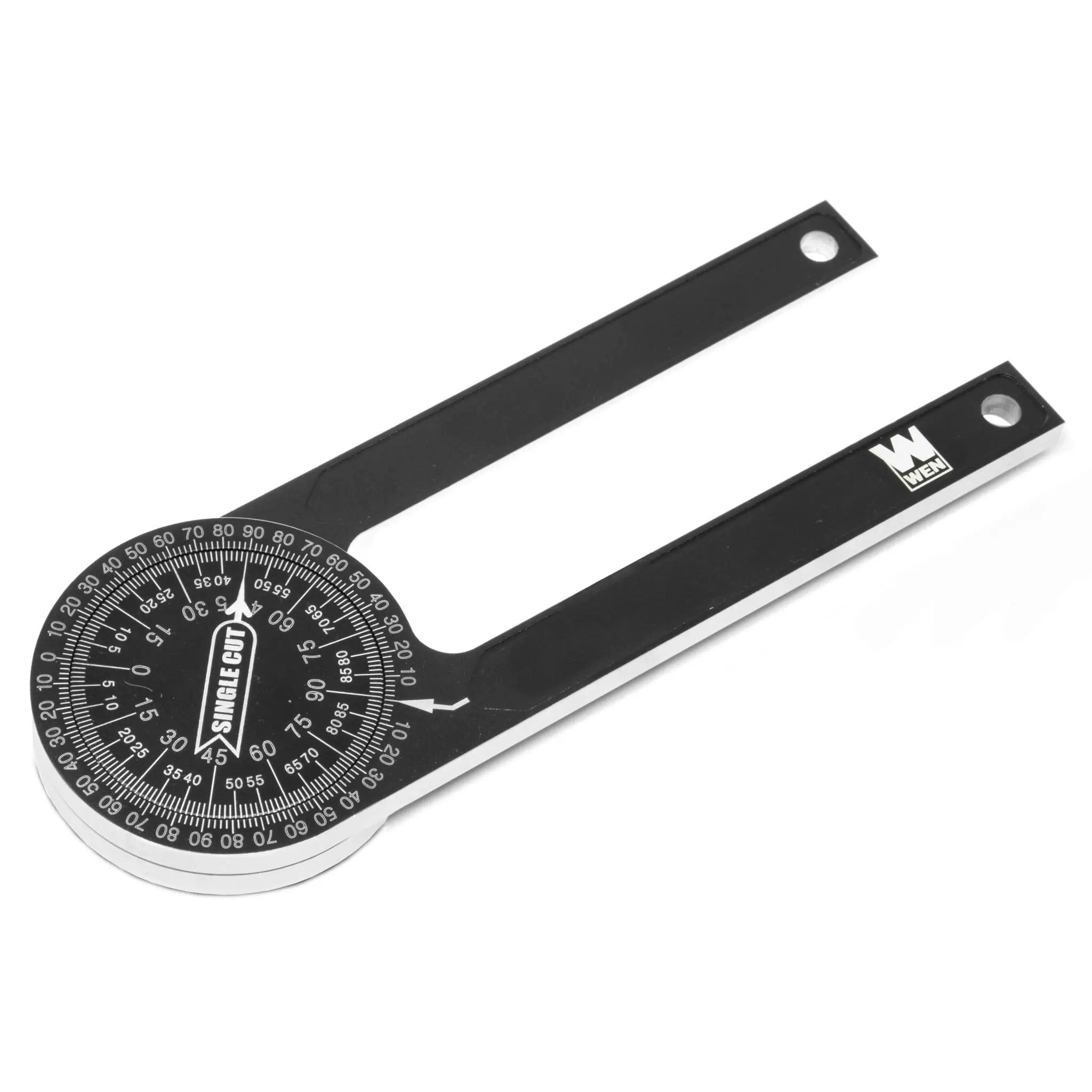 WEN ME175P 7.25-Inch Aluminum Alloy Miter Saw Protractor, Laser-Engraved Scales, Crown Molding & Molding Cuts Tool for Craftsmen, Carpentry Tools