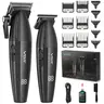VGR V-640 Professional Barber Hair Clipper for Men - Battery Recharge Hair Trimmers & Clippers with Adjustable Guard, Anti-Slip Surface, Durable Cord/Cordless USB Rechargeable, LED Display, Haircut Kit, Charging Cable Included, Ideal Father’s Day Gift