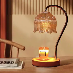 Electric Candle Warmer Lamp With Timer & Dimmable, Fragrance Wax Melter, Ideal Gift For Women Mom, Home Bedroom Decor