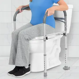 Vive Freestanding Toilet Safety Frame with Handles
