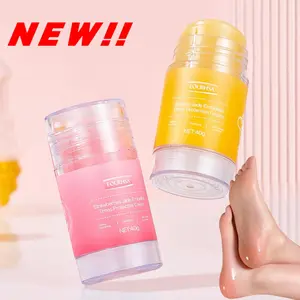 Buy 1 Get 1, Upgraded Foot Care Cream Hand Cream stick, New Strawberry Banana Flavor Anti Crack Foot Cream, footbalm fix , Deep Moisturiser Exfoliating Hand Cream, Softening and Nourishing Cream for Dry Cracked Feet, Body Lotion for Women and Men