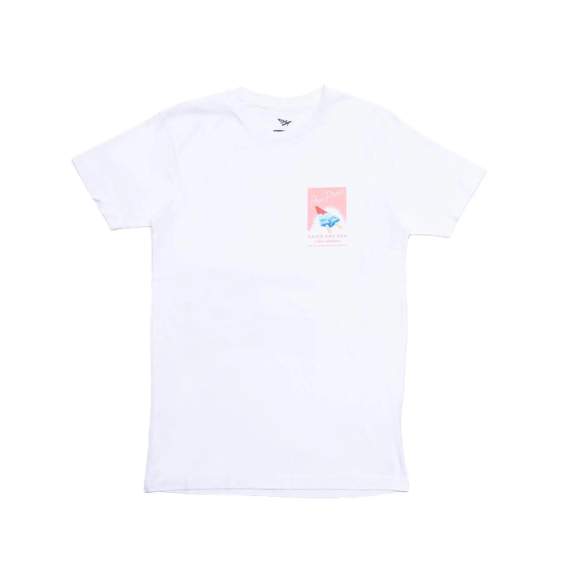 Men's Paper Planes Americana Plane Pops Short-Sleeve Casual Graphic Tshirt - White, Streetwear Menswear Top with Print Detail