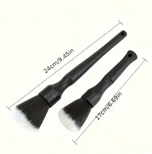 1pc Premium Car Interior Detailing Brush – Ultra-Soft Bristles For Dash, Air Vents, Leather & Console Cleaning – Perfect For Dusting, Crumb Removal & Delicate Surfaces – Essential Auto Cleaning Tool For Professional Detailers & Car Enthusiasts