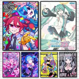 Virtual Idol H-Hatsunes MikU Poster Poster Paper Print Home Living Room Bedroom Entrance Bar Cafe Art Painting Decoration