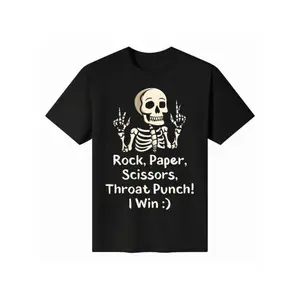 Rock Paper Scissors Throat Punch Win Shirt -Funny Game Shirt