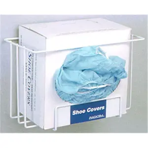 RackEm Racks Freestanding Multi-Function Shoe Cover Dispenser Organiser, 8.25" h x 13" w x 6.75" d Shoe Organization Storage Rack