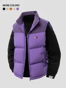 Men's Outdoor Sports Vest, Multi-Pocket Design, Stand Collar Style, Comfortable Fashion, Ideal for Hiking & Running