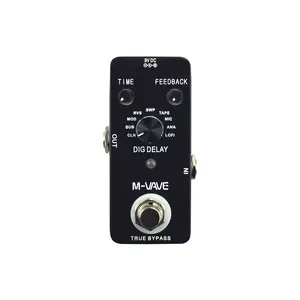M-VAVE Digital Delay Electric Guitar Effect Pedal, 9 Types Delay Effects, with True Bypass