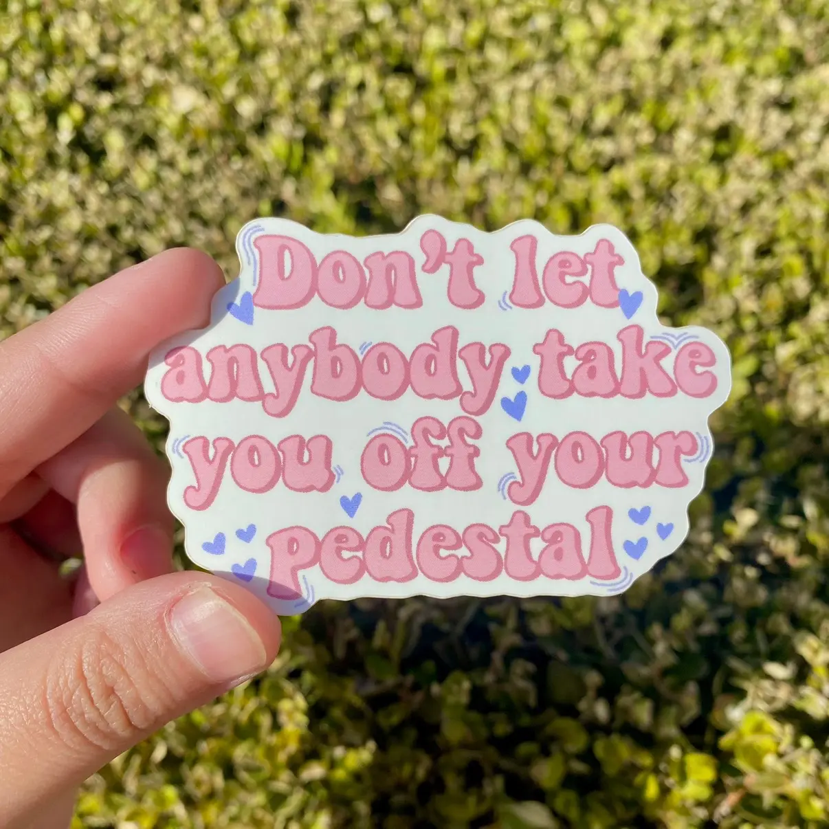 Pedestal Sticker