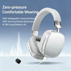 2026 All-round Audio King | Over-ear Wireless Headphones 40mm Large Driver  High-definition Mic for Online Classes and Gaming Bluetooth Foldable HiFi Electronic Connection