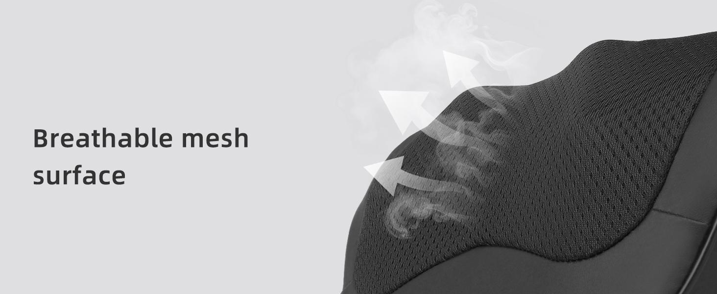 Electric Massager Pillow, Ultra-Quiet Corded Neck and Shoulder Massager with Heat, Portable 3D Kneading for Shoulder, Leg & Calf Muscle Pain Relief, Relaxing Gift for Men & Women ,stress  relief  products